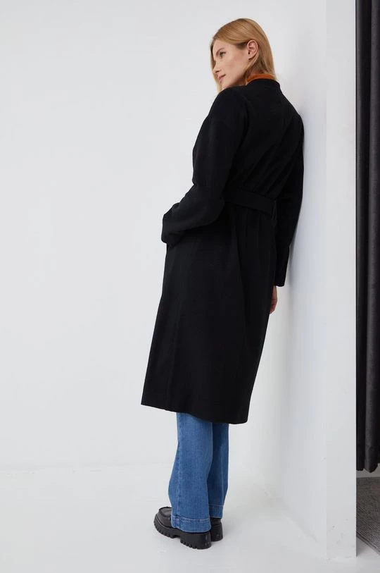 Γυναικεία Παλτά Παλτό από μείγμα μαλλιού Sisley μαύρο, 3 Γυναικεία Παλτά Παλτό από μείγμα μαλλιού Sisley μαύρο, - Image 3