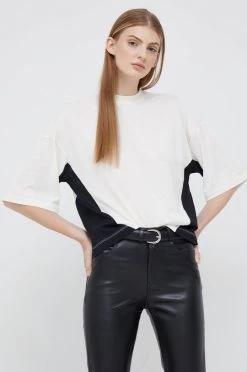 Γυναικεία Μακρυμάνικο Μπλουζάκι Sisley μπεζ