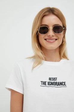 Γυναικεία Κοντομάνικο Βαμβακερό μπλουζάκι Sisley άσπρο 8 Γυναικεία Κοντομάνικο Βαμβακερό μπλουζάκι Sisley άσπρο -Εξοδος Sisley Κατάστημα unnamed file 2596