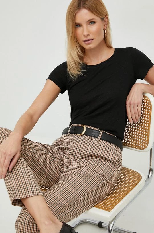 Γυναικεία Κοντομάνικο Μπλουζάκι Sisley μαύρο 1 Γυναικεία Κοντομάνικο Μπλουζάκι Sisley μαύρο