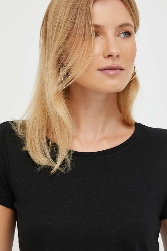 Γυναικεία Κοντομάνικο Μπλουζάκι Sisley μαύρο 4 Γυναικεία Κοντομάνικο Μπλουζάκι Sisley μαύρο - Image 4