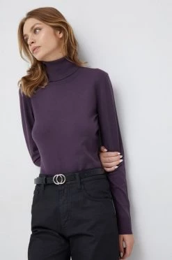 Γυναικεία Χωρίς φερμουάρ Πουλόβερ Sisley μοβ, -Εξοδος Sisley Κατάστημα unnamed file 2655