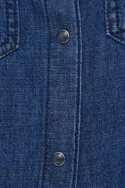 Γυναικεία Πουκάμισα Τζιν πουκάμισο Sisley ναυτικό μπλε, -Εξοδος Sisley Κατάστημα unnamed file 2661