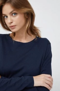 Γυναικεία Μακρυμάνικο Βαμβακερή μπλούζα με μακριά μανίκια Sisley ναυτικό μπλε -Εξοδος Sisley Κατάστημα unnamed file 2665