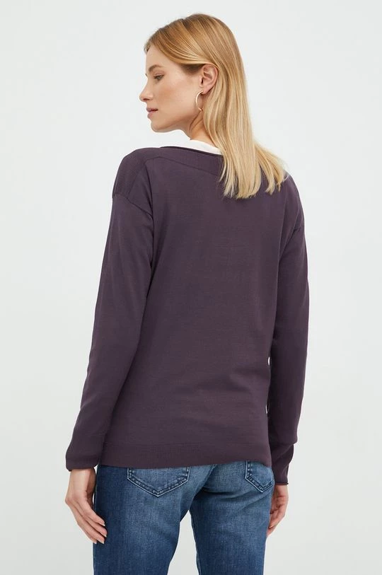 Γυναικεία Χωρίς φερμουάρ Πουλόβερ Sisley μοβ, 3 Γυναικεία Χωρίς φερμουάρ Πουλόβερ Sisley μοβ, - Image 3