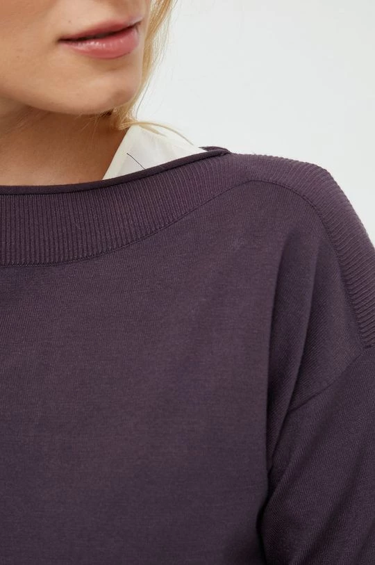 Γυναικεία Χωρίς φερμουάρ Πουλόβερ Sisley μοβ, 5 Γυναικεία Χωρίς φερμουάρ Πουλόβερ Sisley μοβ, - Image 5