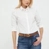 Γυναικεία Πουκάμισα Πουκάμισο Sisley άσπρο,