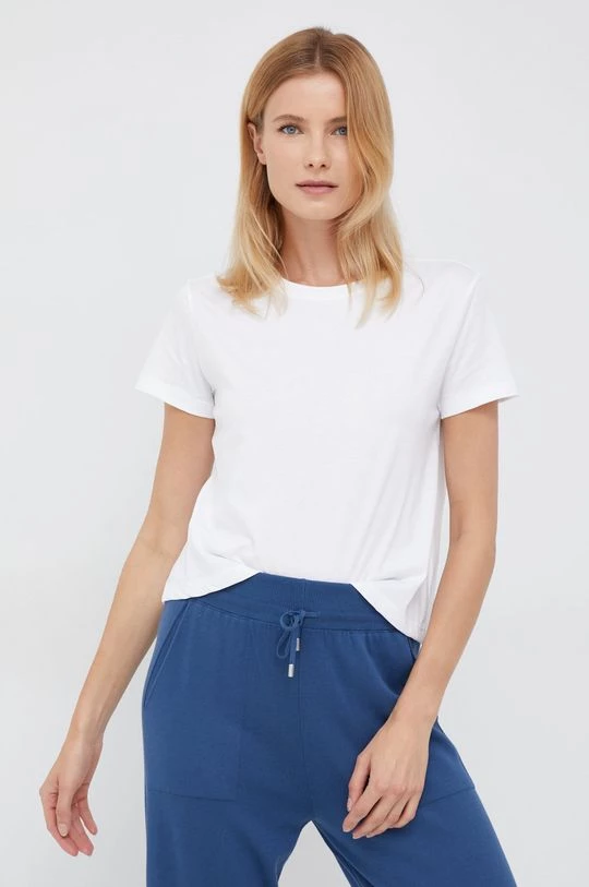 Γυναικεία Κοντομάνικο Βαμβακερό μπλουζάκι Sisley άσπρο 4 Γυναικεία Κοντομάνικο Βαμβακερό μπλουζάκι Sisley άσπρο - Image 4