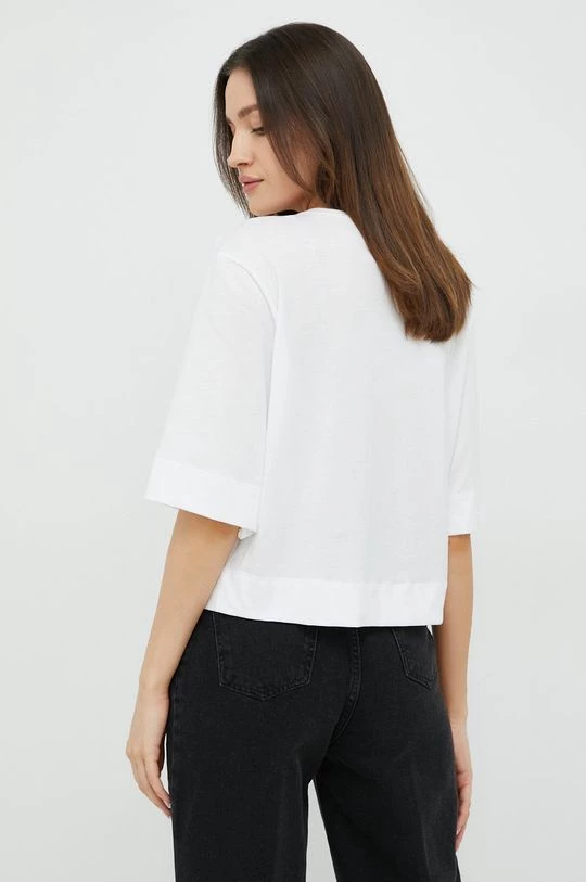 Γυναικεία Κοντομάνικο Βαμβακερό μπλουζάκι Sisley άσπρο 3 Γυναικεία Κοντομάνικο Βαμβακερό μπλουζάκι Sisley άσπρο - Image 3