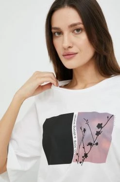 Γυναικεία Κοντομάνικο Βαμβακερό μπλουζάκι Sisley άσπρο 8 Γυναικεία Κοντομάνικο Βαμβακερό μπλουζάκι Sisley άσπρο -Εξοδος Sisley Κατάστημα unnamed file 2691