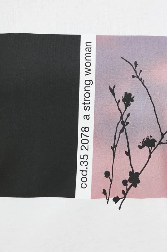 Γυναικεία Κοντομάνικο Βαμβακερό μπλουζάκι Sisley άσπρο 5 Γυναικεία Κοντομάνικο Βαμβακερό μπλουζάκι Sisley άσπρο - Image 5