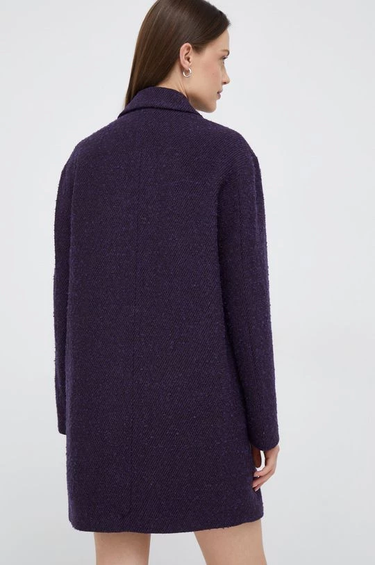 Γυναικεία Παλτά Παλτό από μείγμα μαλλιού Sisley μοβ, 3 Γυναικεία Παλτά Παλτό από μείγμα μαλλιού Sisley μοβ, - Image 3