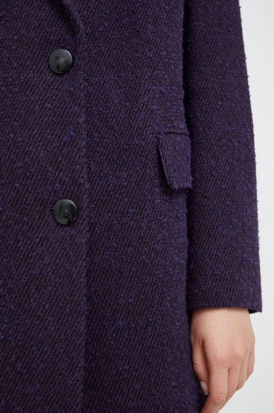 Γυναικεία Παλτά Παλτό από μείγμα μαλλιού Sisley μοβ, 5 Γυναικεία Παλτά Παλτό από μείγμα μαλλιού Sisley μοβ, - Image 5