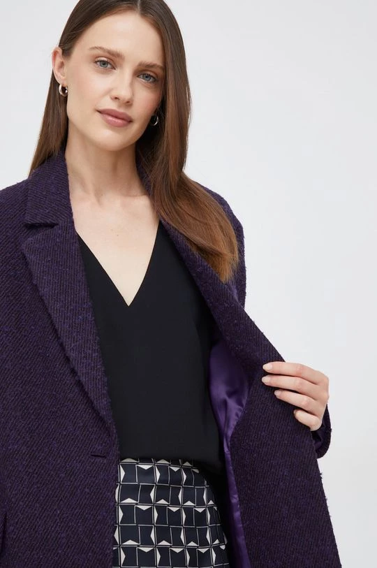 Γυναικεία Παλτά Παλτό από μείγμα μαλλιού Sisley μοβ, 6 Γυναικεία Παλτά Παλτό από μείγμα μαλλιού Sisley μοβ, - Image 6