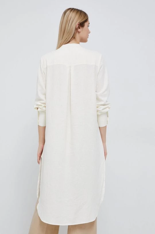 Γυναικεία Πουκάμισα Πουκάμισο από λινό Sisley μπεζ, 3 Γυναικεία Πουκάμισα Πουκάμισο από λινό Sisley μπεζ, - Image 3