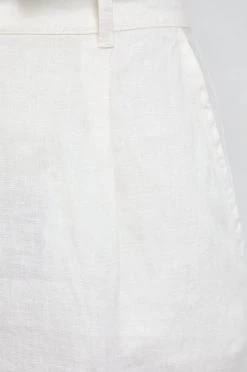 Γυναικεία Υφασμάτινα Λινό παντελόνι Sisley μπεζ, -Εξοδος Sisley Κατάστημα unnamed file 2751