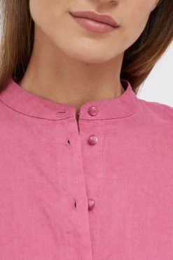 Γυναικεία Φορέματα Λινό φόρεμα Sisley μοβ, -Εξοδος Sisley Κατάστημα unnamed file 2761