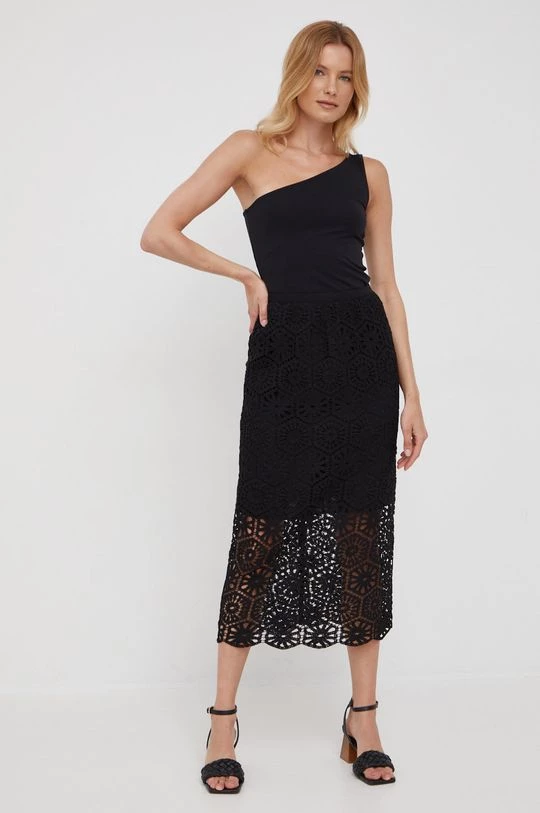 Γυναικεία Φούστες Φούστα Sisley μαύρο, 2 Γυναικεία Φούστες Φούστα Sisley μαύρο, - Image 2