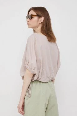 Γυναικεία Μπλούζες Λευκή μπλούζα Sisley χρώμα: ροζ -Εξοδος Sisley Κατάστημα unnamed file 2812