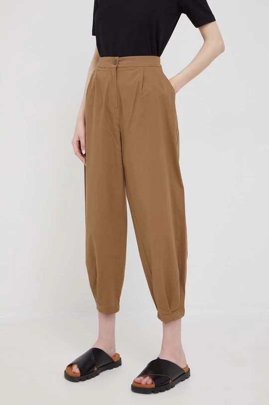 Γυναικεία Υφασμάτινα Παντελόνι Sisley πράσινο, 1 Γυναικεία Υφασμάτινα Παντελόνι Sisley πράσινο,