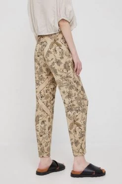 Γυναικεία Υφασμάτινα Παντελόνι Sisley μπεζ, -Εξοδος Sisley Κατάστημα unnamed file 2868