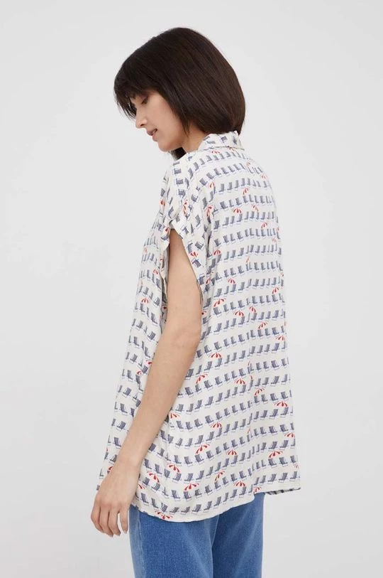 Γυναικεία Πουκάμισα Πουκάμισο Sisley μπεζ, 3 Γυναικεία Πουκάμισα Πουκάμισο Sisley μπεζ, - Image 3