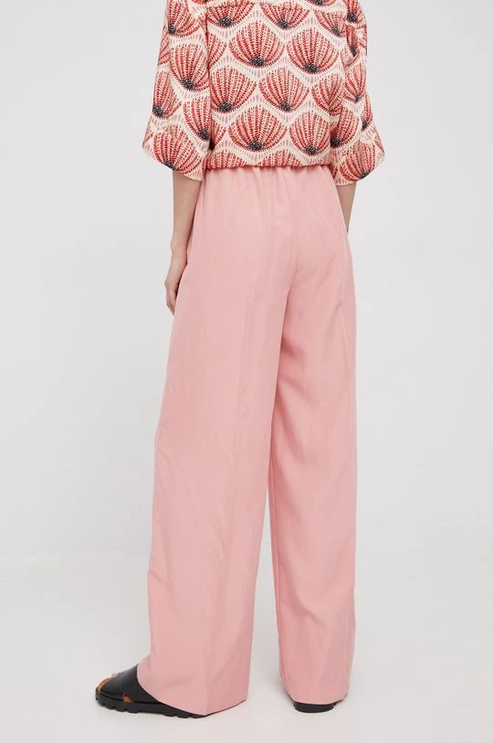 Γυναικεία Υφασμάτινα Παντελόνι Sisley ροζ, 3 Γυναικεία Υφασμάτινα Παντελόνι Sisley ροζ, - Image 3