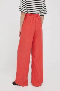 Γυναικεία Υφασμάτινα Παντελόνι Sisley κόκκινο, -Εξοδος Sisley Κατάστημα unnamed file 2917