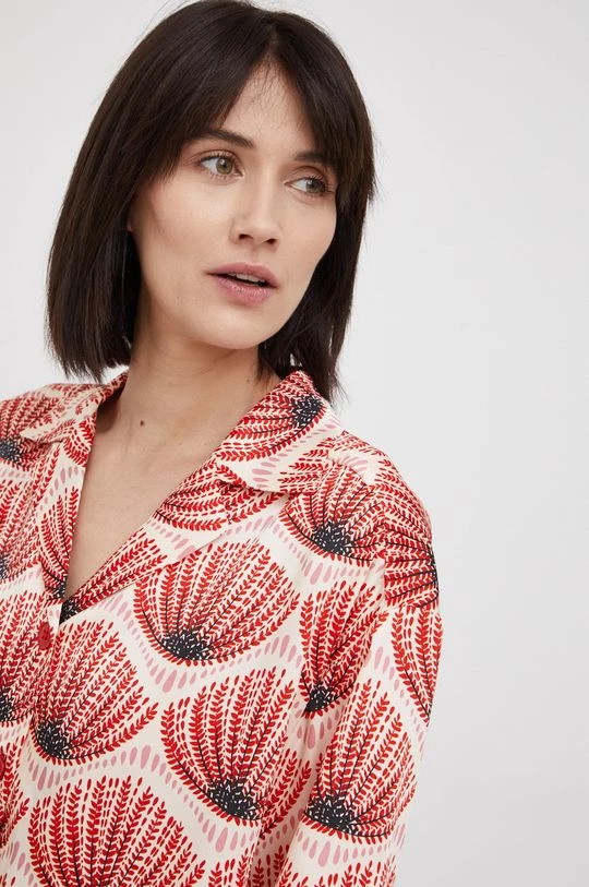 Γυναικεία Πουκάμισα Πουκάμισο Sisley κόκκινο, 4 Γυναικεία Πουκάμισα Πουκάμισο Sisley κόκκινο, - Image 4