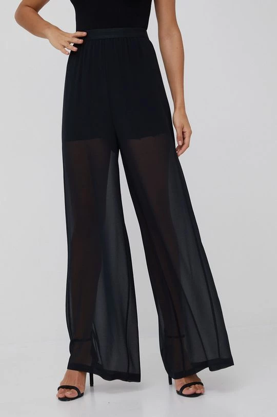 Γυναικεία Υφασμάτινα Παντελόνι Sisley χρώμα: μαύρο, 1 Γυναικεία Υφασμάτινα Παντελόνι Sisley χρώμα: μαύρο,