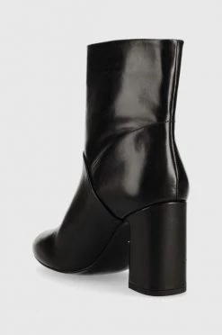 Γυναικεία Μποτάκια Δερμάτινες μπότες Sisley χρώμα: μαύρο, -Εξοδος Sisley Κατάστημα unnamed file 296