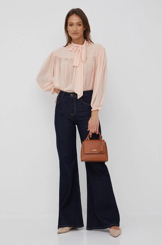 Γυναικεία Μπλούζες Μπλουζάκι Sisley χρώμα: πορτοκαλί 2 Γυναικεία Μπλούζες Μπλουζάκι Sisley χρώμα: πορτοκαλί - Image 2