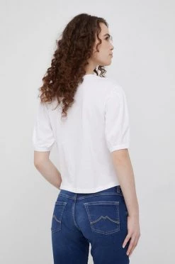 Γυναικεία Μπλούζες Βαμβακερό μπλουζάκι Sisley χρώμα: άσπρο 7 Γυναικεία Μπλούζες Βαμβακερό μπλουζάκι Sisley χρώμα: άσπρο -Εξοδος Sisley Κατάστημα unnamed file 2984