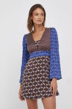 Γυναικεία Φορέματα Φόρεμα Sisley καφέ,