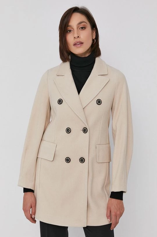Γυναικεία Παλτά Παλτό Sisley χρώμα: κίτρινο 1 Γυναικεία Παλτά Παλτό Sisley χρώμα: κίτρινο