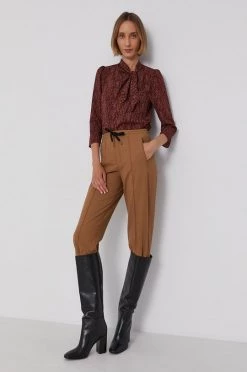 Γυναικεία Μπλούζες Μπλουζάκι Sisley χρώμα: ροζ