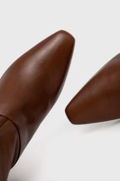 Γυναικεία Μπότες Δερμάτινες μπότες Sisley χρώμα: καφέ -Εξοδος Sisley Κατάστημα unnamed file 3069