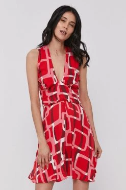 Γυναικεία Φορέματα Φόρεμα Sisley κόκκινο