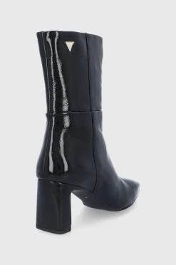 Γυναικεία Μποτάκια Δερμάτινες μπότες Sisley χρώμα: μαύρο -Εξοδος Sisley Κατάστημα unnamed file 312