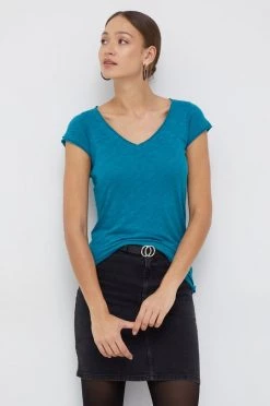 Γυναικεία Κοντομάνικο Μπλουζάκι Sisley πράσινο -Εξοδος Sisley Κατάστημα unnamed file 3128