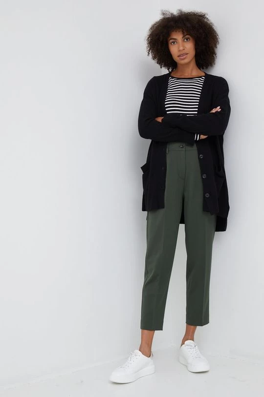 Γυναικεία Υφασμάτινα Παντελόνι Sisley πράσινο, 2 Γυναικεία Υφασμάτινα Παντελόνι Sisley πράσινο, - Image 2