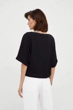 Γυναικεία Κοντομάνικο Μπλουζάκι Sisley μαύρο -Εξοδος Sisley Κατάστημα unnamed file 3161