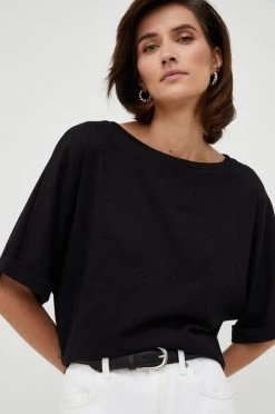 Γυναικεία Κοντομάνικο Μπλουζάκι Sisley μαύρο -Εξοδος Sisley Κατάστημα unnamed file 3162