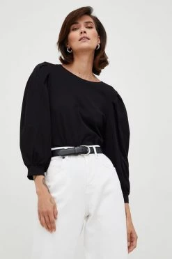 Γυναικεία Μακρυμάνικο Longsleeve Sisley μαύρο