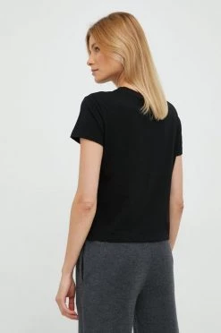 Γυναικεία Κοντομάνικο Βαμβακερό μπλουζάκι Sisley μαύρο -Εξοδος Sisley Κατάστημα unnamed file 3176