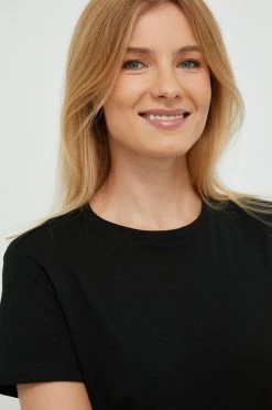 Γυναικεία Κοντομάνικο Βαμβακερό μπλουζάκι Sisley μαύρο -Εξοδος Sisley Κατάστημα unnamed file 3177