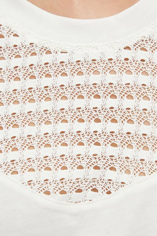 Γυναικεία Κοντομάνικο Βαμβακερό μπλουζάκι Sisley μπεζ 5 Γυναικεία Κοντομάνικο Βαμβακερό μπλουζάκι Sisley μπεζ - Image 5