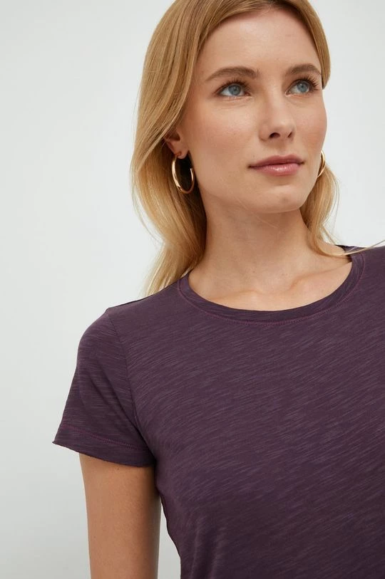 Γυναικεία Κοντομάνικο Μπλουζάκι Sisley μοβ 4 Γυναικεία Κοντομάνικο Μπλουζάκι Sisley μοβ - Image 4