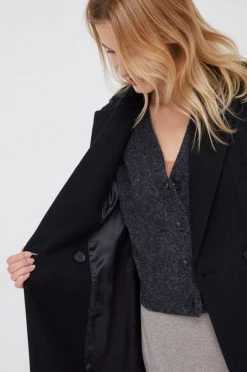 Γυναικεία Παλτά Παλτό από μείγμα μαλλιού Sisley μαύρο, -Εξοδος Sisley Κατάστημα unnamed file 3212