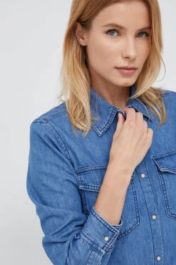 Γυναικεία Πουκάμισα Πουκάμισο Sisley μπλε -Εξοδος Sisley Κατάστημα unnamed file 3220